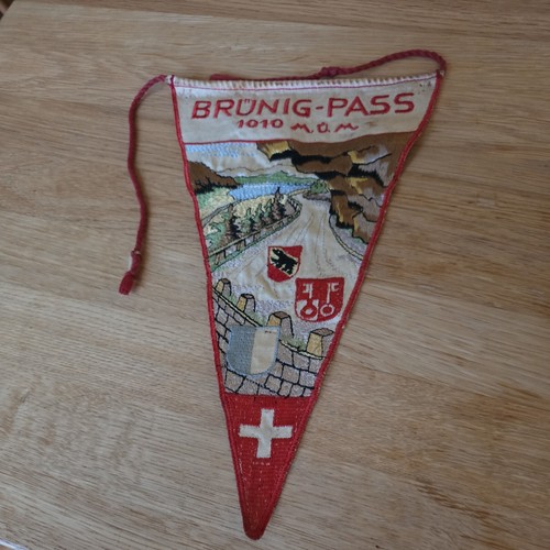Vintage 1950 swiss pennant - swiss,