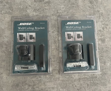 2 x GENUINE BOSE UB20 BLACK LIFESTYLE ACOUSTIMASS SPEAKER WALL CEILING BRACKETS