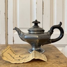 Vintage Pewter Teapot Hodgkinson Dewsnap & Lowe Genie Lamp Tea Pot