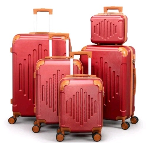5pc suitcase luggage set - luggage,