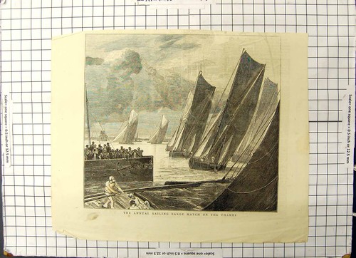 Old antique print annual - old,
