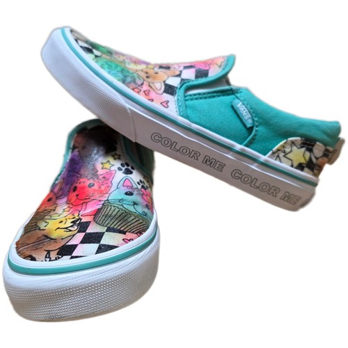Vans color slip shoes - vans, on