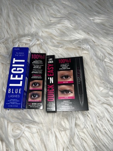 Huda beauty legit blue lashes - huda,