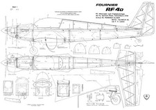 WIK Fournier RF4D r/c plan set