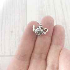 5 x Tibetan Silver 3D Teapot