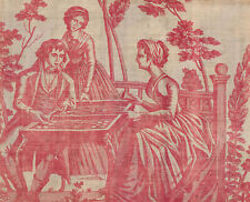 French, Early 19th Century - Toile De Jouy Scene With Figures