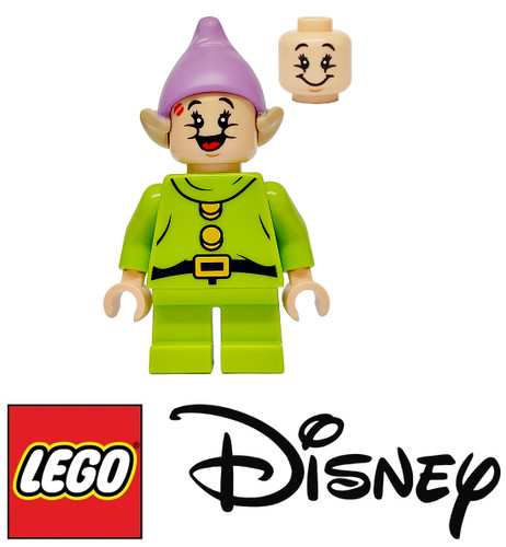 Lego dwarf dopey - lego, snow