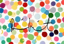 Damien Hirst Signed 'The Currency' postcard