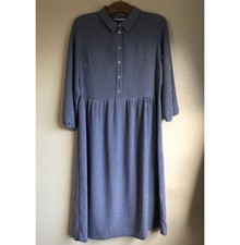 TU Blue gingham check dress 12