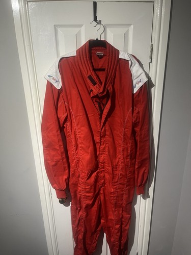 Red kart suit - red,