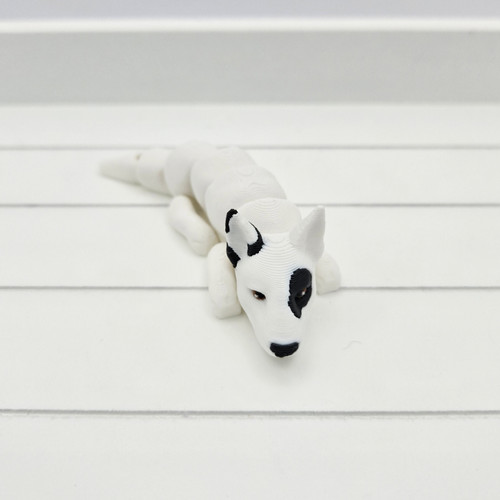 Printed bull terrier dog - bull,