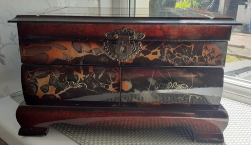 Vintage 1970s lacquered wood - vintage,