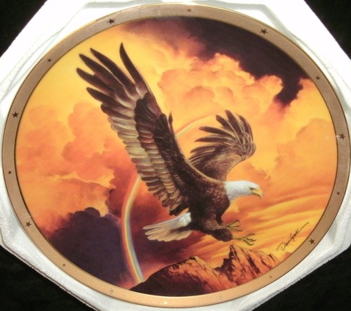 Eagle plate high and - eagle, plate--"high