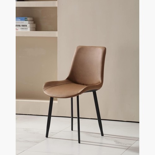 Brown faux leather premium - brown,
