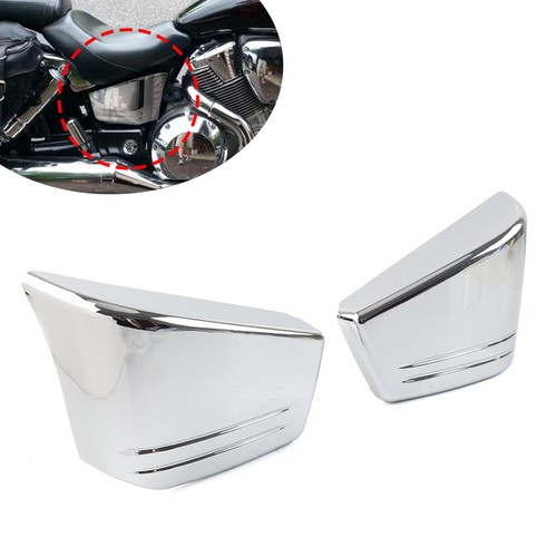 Chrome fairing battery side - chrome,