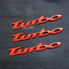 3x turbo Red New Glossy Metal