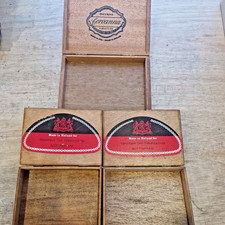 Three rare vintage empty
