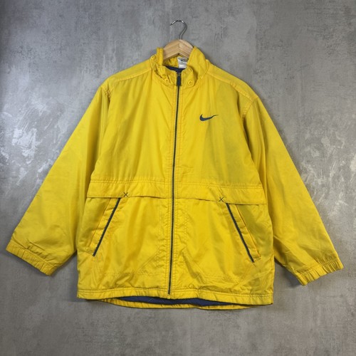 Nike jacket mens yellow full - nike,