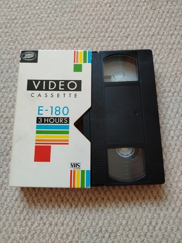 Boots blank 180 vhs video - blank, e-180