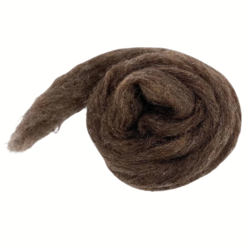 Corriedale carded sliver bear - corriedale,