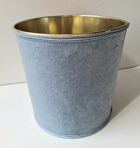 Vintage blue velvet - velvet, covered
