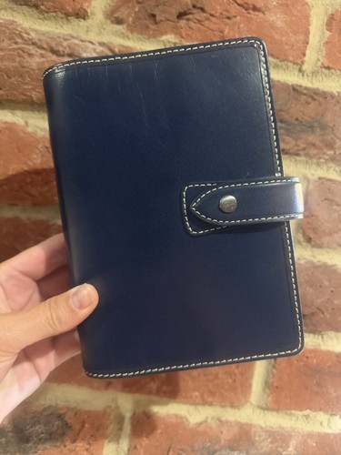 Filofax malden navy blue - filofax,