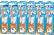Wisdom Clean Between Easy Flosser (Handle & 25 floss heads) x 6 packs