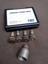 Fiat Panda 100hp Locking Wheelnuts - Genuine Fiat Parts