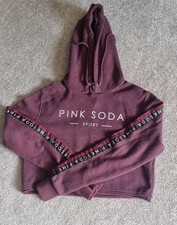 Womens Pink Soda Burgundy