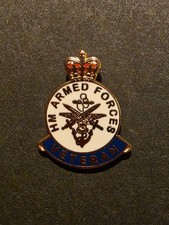 Forces Veteran pin badge with