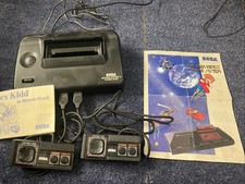 Sega Master System II Console Power Base With 2 Pads 3 Games