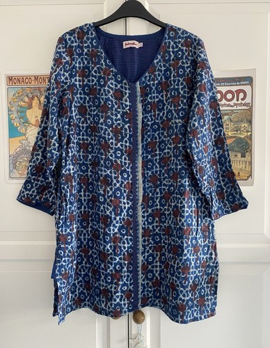 Fabindia blue red - fabindia, cotton