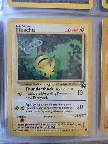 Pikachu black star promo - black,