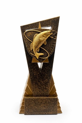 Angling fishing shield trophy - angling,