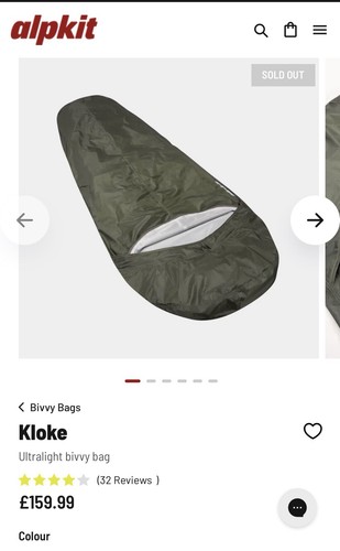Alpkit kloke green waterproof - green,
