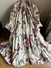 FABULOUS JOHN LEWIS HEAVY QUALITY BLACKOUT CURTAINS/ TIEBACKS