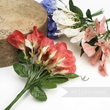 'Lara' Vintage Sweet Pea Silk
