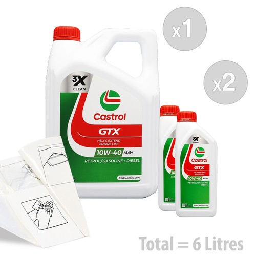 Car engine oil service kit - oil,