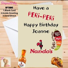 Personalised Nandos Card