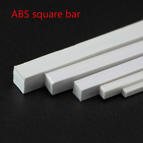 Abs styrene plastic square rod - styrene,