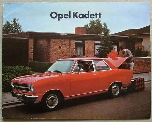 Opel kadett car sales brochure - sales,