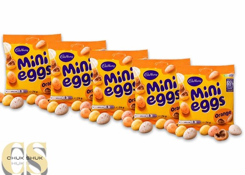 Cadbury mini eggs - eggs, orange