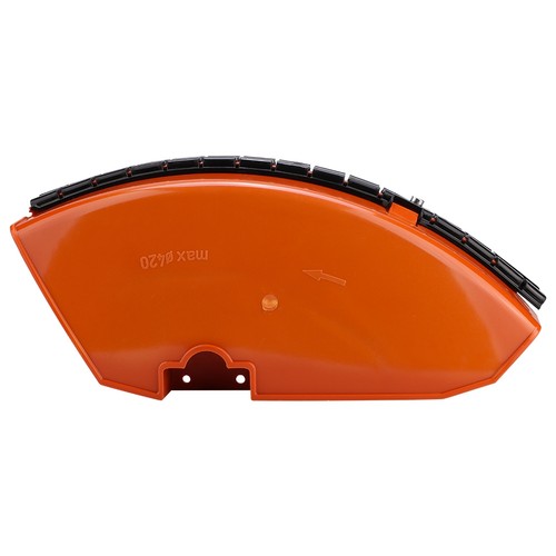 Brush shield lawn mower guard - brush,