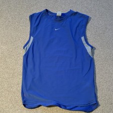 Nike Sports Vest Royal Blue, Size Large