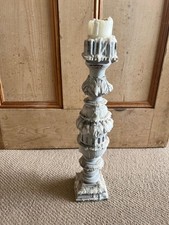 Vintage Wooden Candlestick