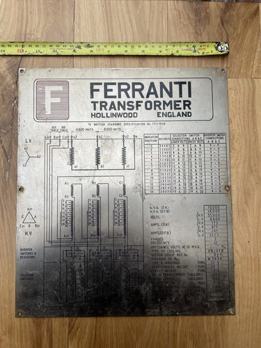Vintage ferranti transformer - vintage,