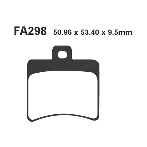 Pair brake pads ebc - ebc, sfac