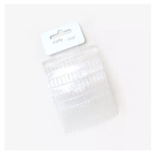 4pk Small Plastic Plain Hair