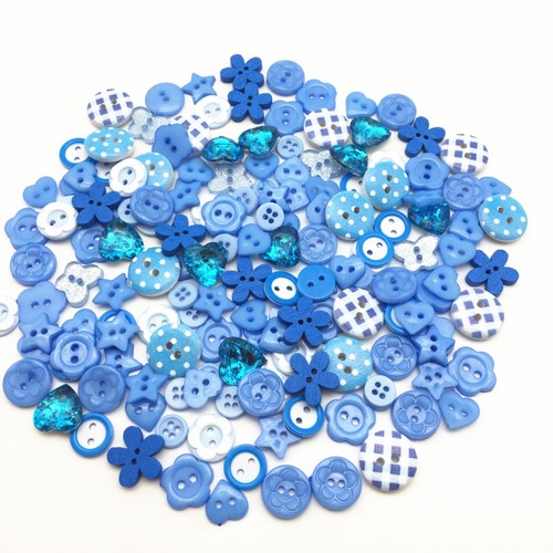 100 blue mixed wood acrylic - blue,