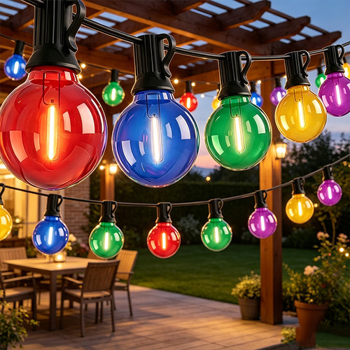 100ft festoon lights outdoor - festoon,